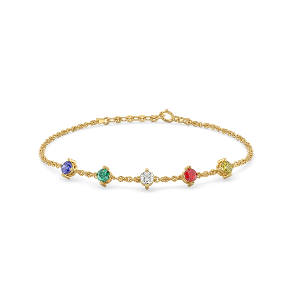 Color-Coded Monica – Lab Diamond Bracelet