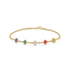 Color-Coded Monica – Lab Diamond Bracelet