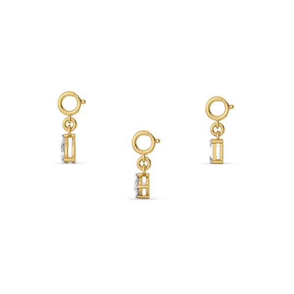 Soulful Spark – Lab Grown Diamond Charm Set for Women - Lukson 