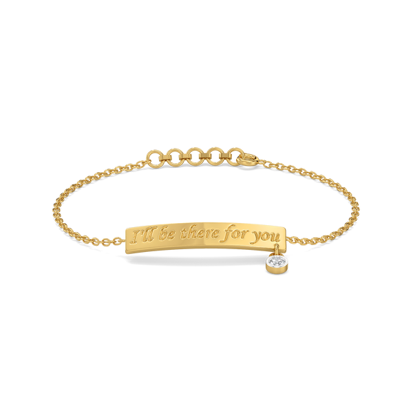 Lukson Be There for you – Lab Grown Diamond Bracelet
