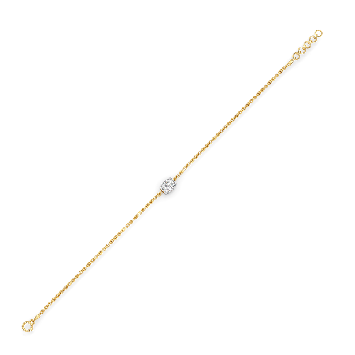 Diamond in Motion – Lab Diamond Bracelet