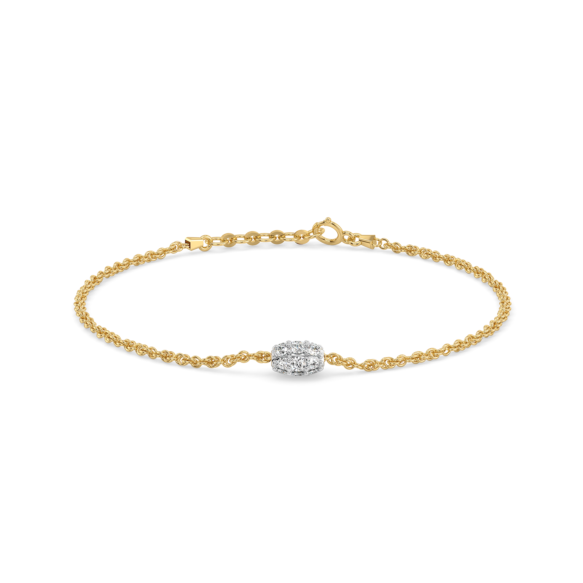 Diamond in Motion – Lab Diamond Bracelet