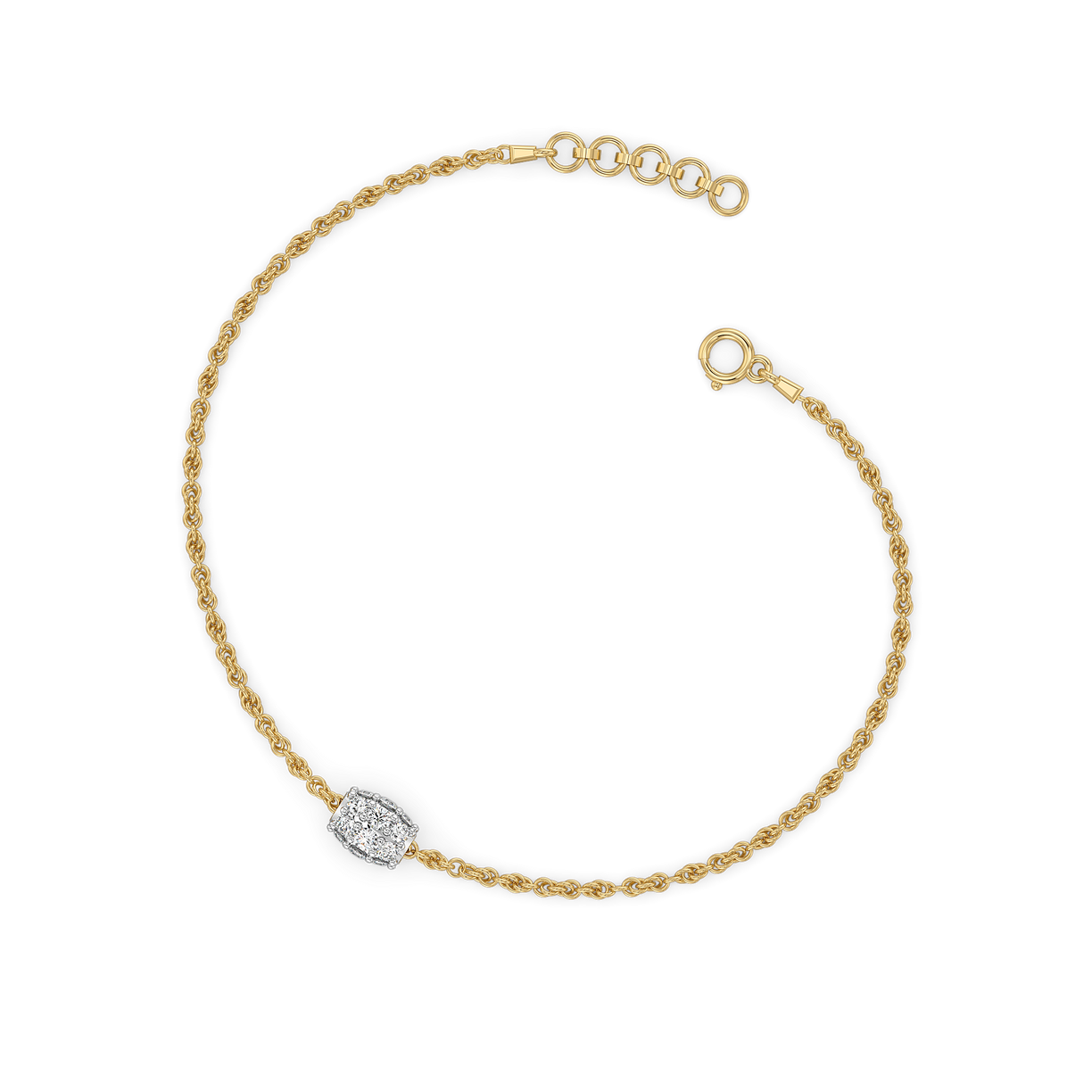 Diamond in Motion – Lab Diamond Bracelet