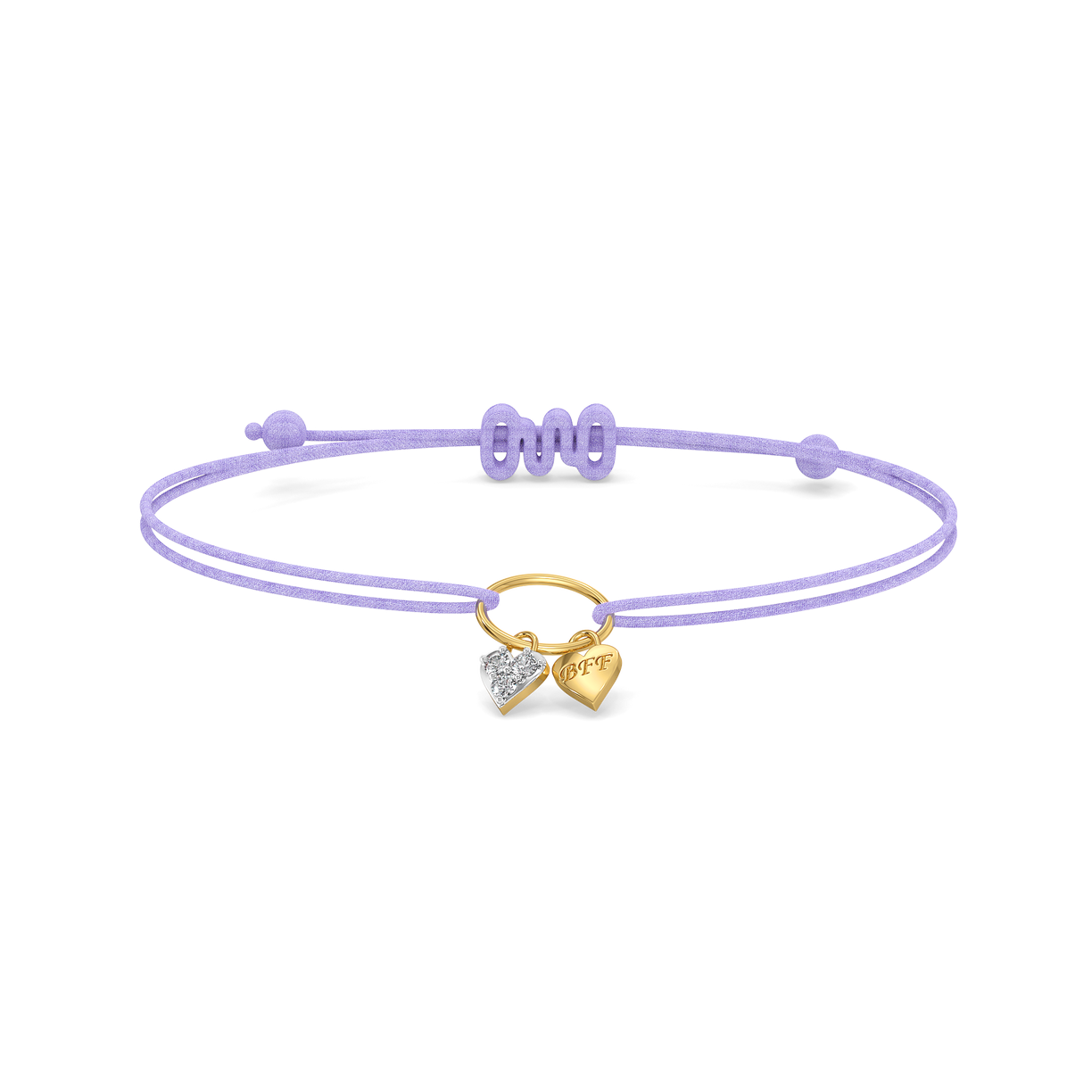 Purple Promise – Lab Diamond BFF Bracelet