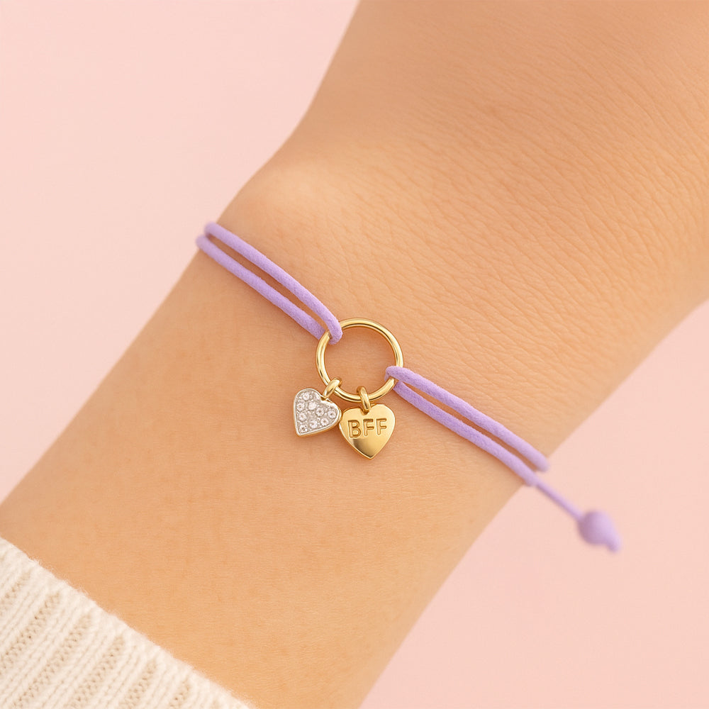Purple Promise – Lab Diamond BFF Bracelet