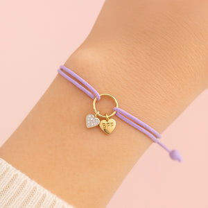 Purple Promise – Lab Diamond BFF Bracelet