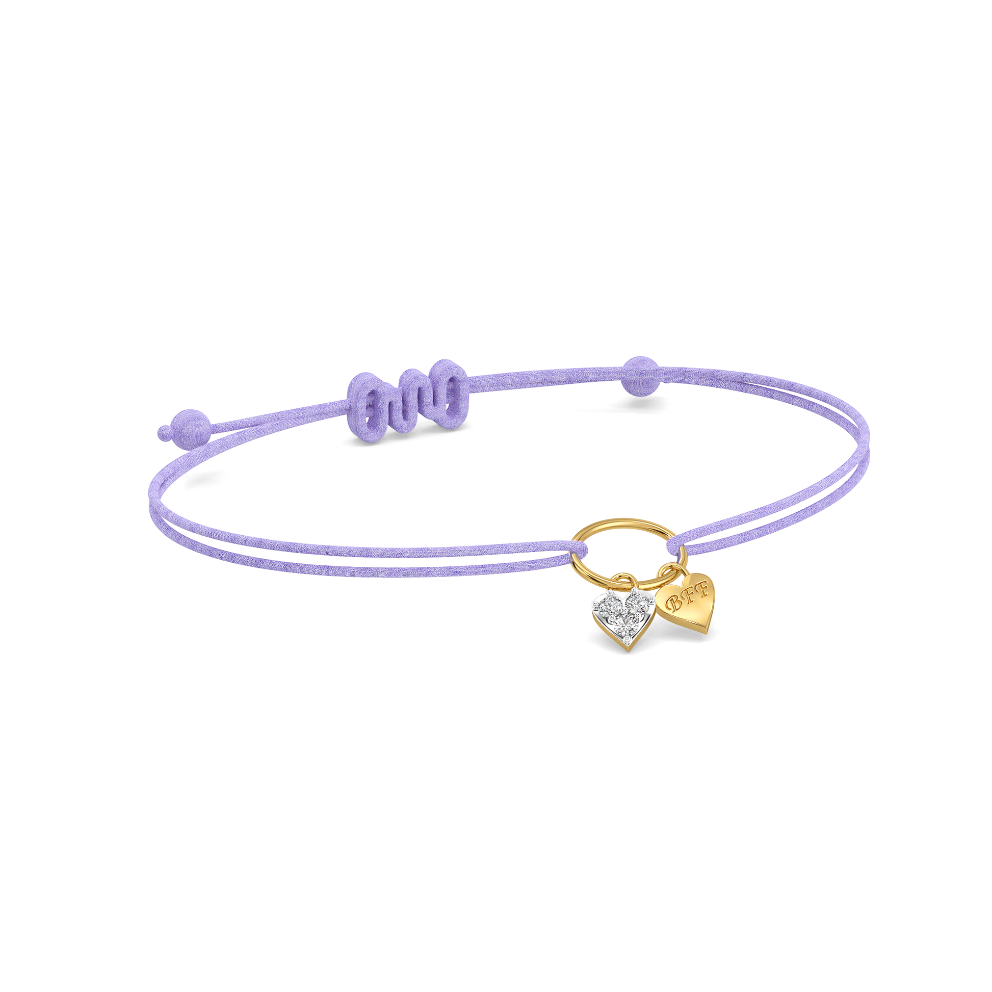 Purple Promise – Lab Diamond BFF Bracelet