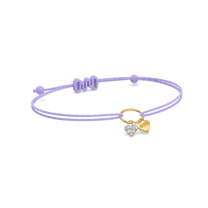 Purple Promise – Lab Diamond BFF Bracelet