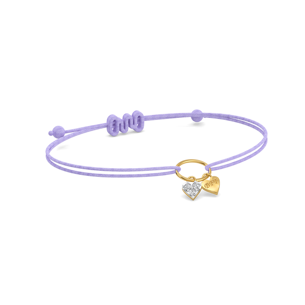 Purple Promise – Lab Diamond BFF Bracelet
