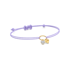 Purple Promise – Lab Diamond BFF Bracelet