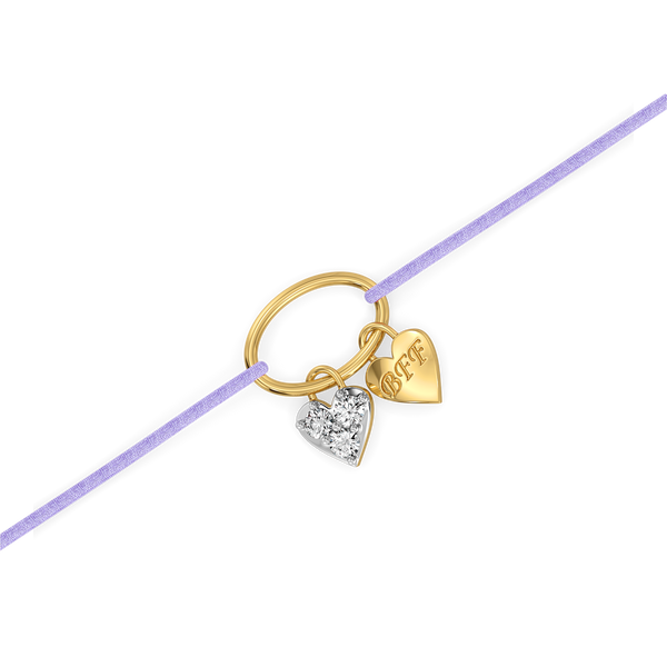 Purple Promise – Lab Diamond BFF Bracelet