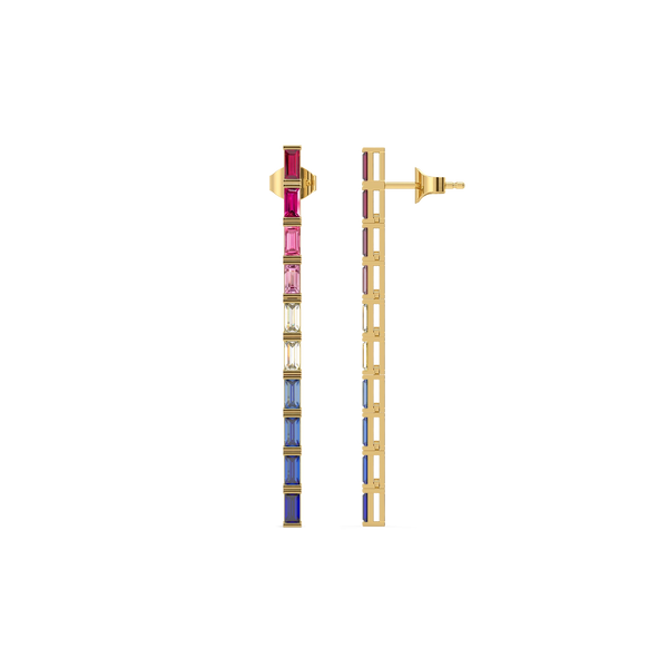 Colourburst - Lab Diamond Drop Earrings