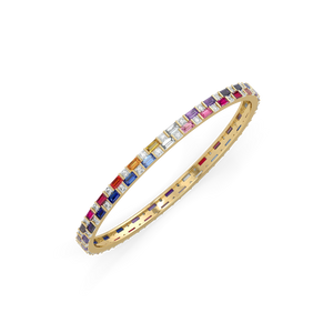 Colour Glitch - Lab Diamond Bangle