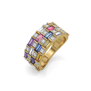 Colour Glitch - Lab Diamond Ring