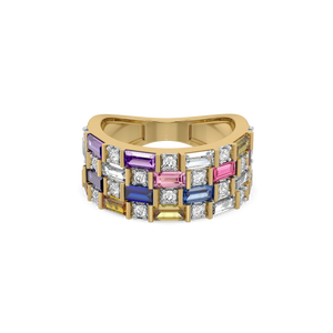 Colour Glitch - Lab Diamond Ring