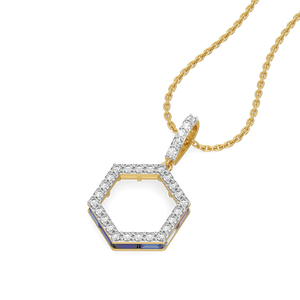 Offbeat Edge - Lab Diamond Pendant