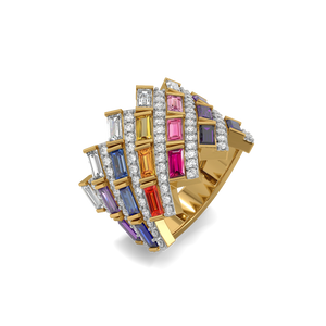 Afterdark Edge - Lab Diamond Ring