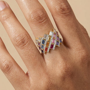 Afterdark Edge - Lab Diamond Ring