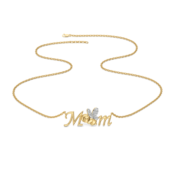 Tiny Blessing Lab Grown Diamond Necklace Online in India - Lukson