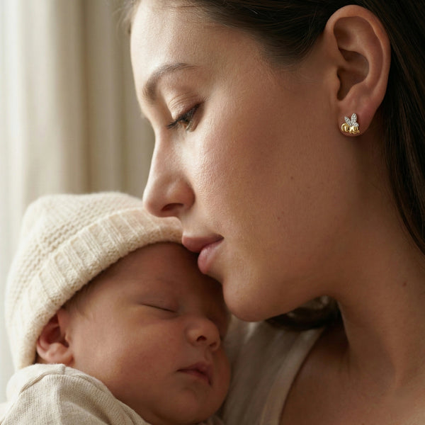 Tiny Blessing - Lab Diamond Stud Earrings
