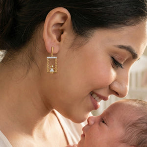 Little Swing - Lab Diamond Drop Earrings