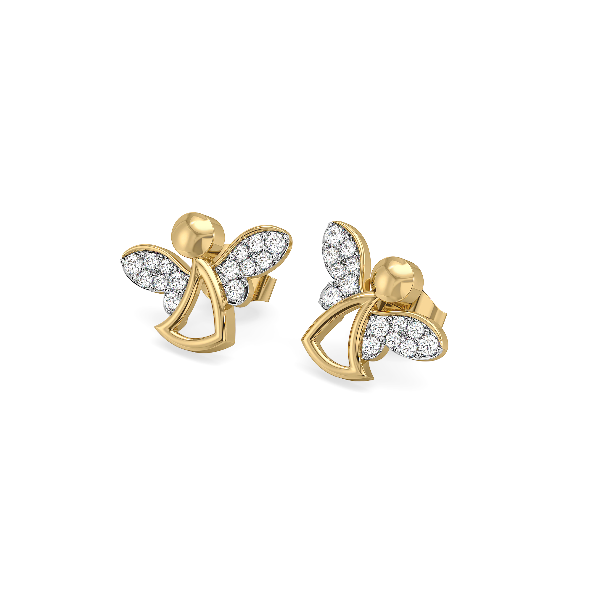 Light Guardian - Lab Diamond Stud Earrings