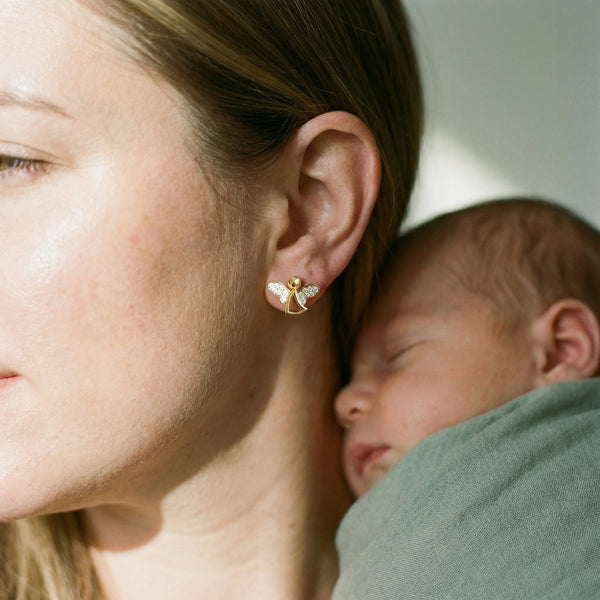 Light Guardian - Lab Diamond Stud Earrings