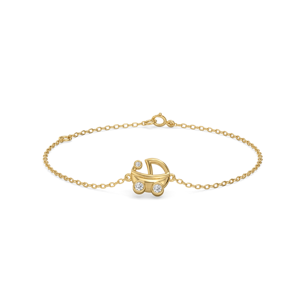 Cradle Glow - Lab Grown Diamond Bracelet - Lukson 