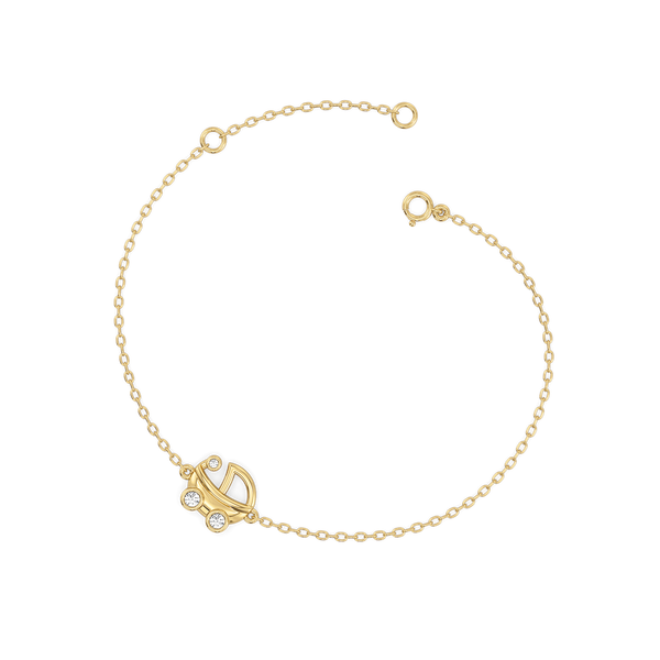 Cradle Glow - Lab Grown Diamond Bracelet Online - Lukson 