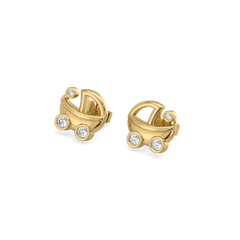Cradle Glow - Lab Diamond Stud Earrings