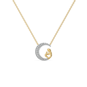 Mother Moon - Lab Diamond Necklace