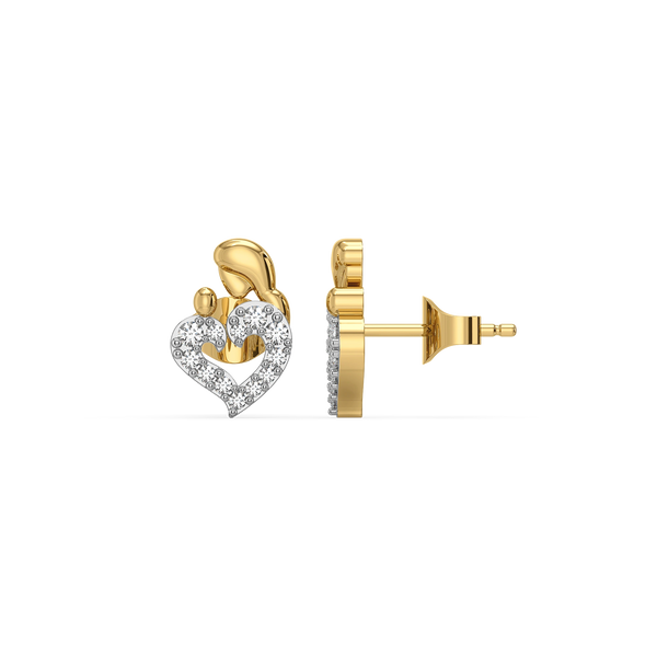 Mother Moon lab grown diamond studs