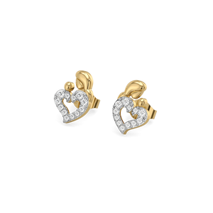 Mother Moon - Lab Diamond Stud Earrings