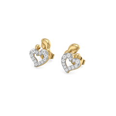 Mother Moon - Lab Diamond Stud Earrings