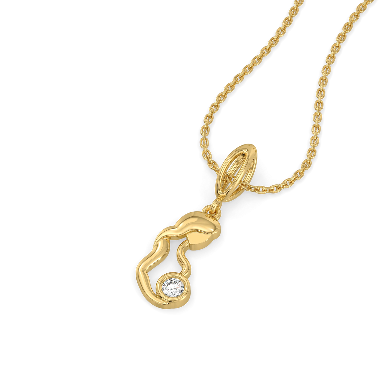 Warm Embrace - Lab Diamond Pendant