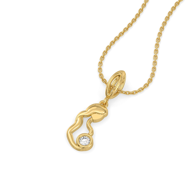 Warm Embrace - Lab Diamond Pendant