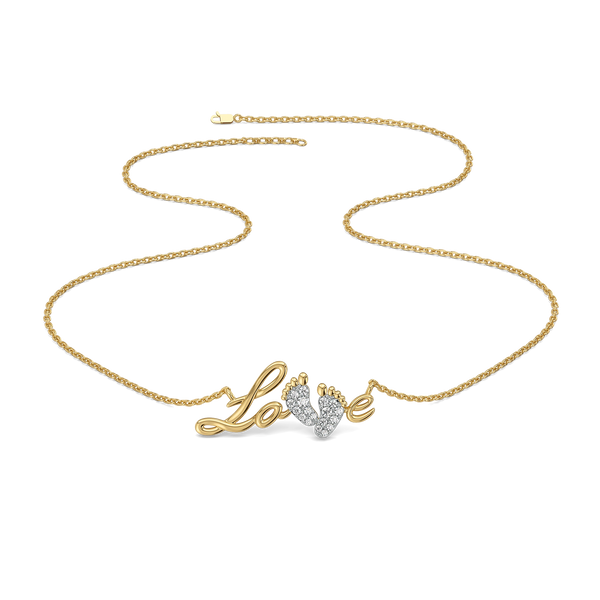 First Steps Lab Grown Diamond Necklace - Lukson 