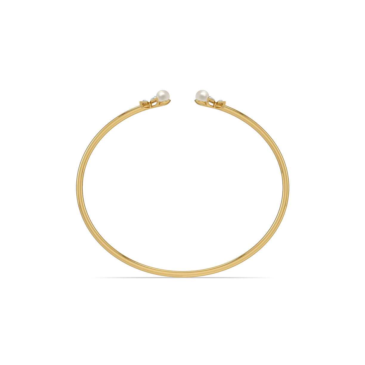 Winter Pearls - Lab Diamond Bangle