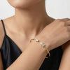 Winter Pearls - Lab Diamond Bangle