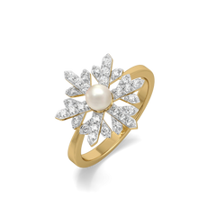 Crystal Pearls - Lab Diamond Rings