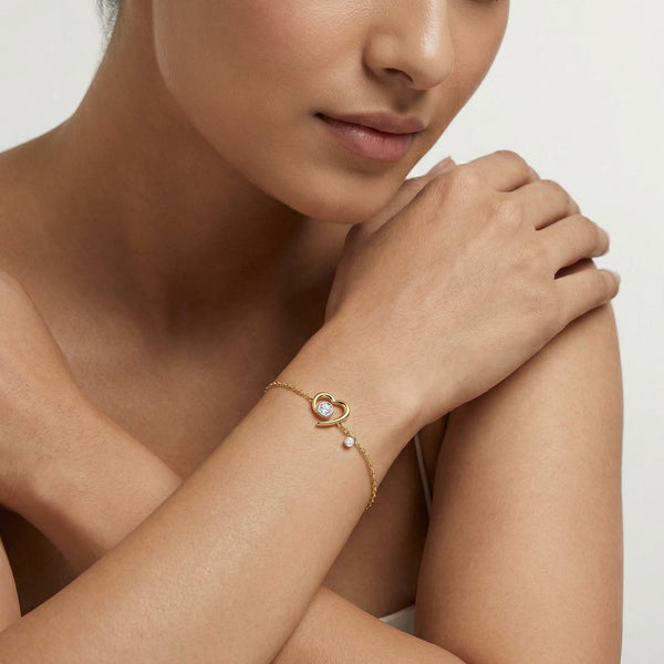 In Your Heart - Lab Grown Diamond Bracelet - Lukson 
