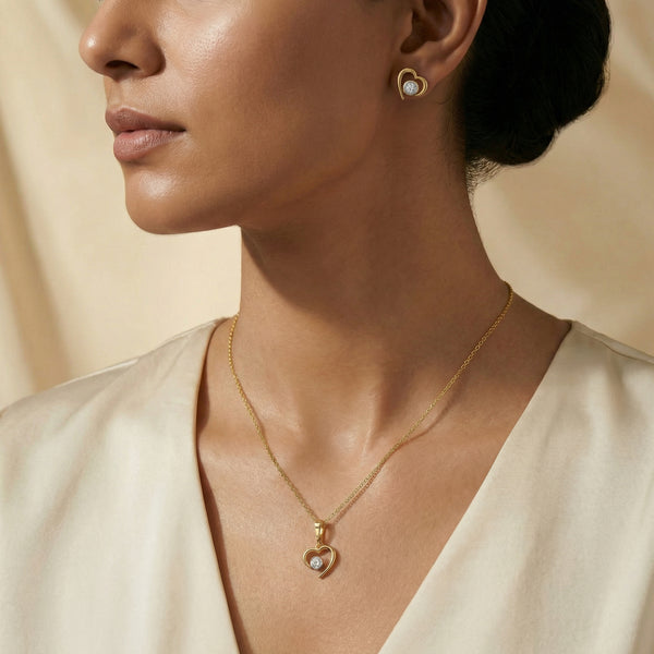 In Your Heart Lab Grown Diamond Necklace for Women- Lukson