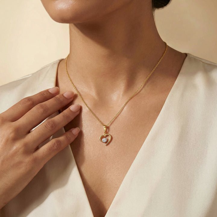 In Your Heart - Lab Diamond Necklace