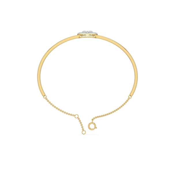 Wrapped in Love - Lab Diamond Drop Bangle
