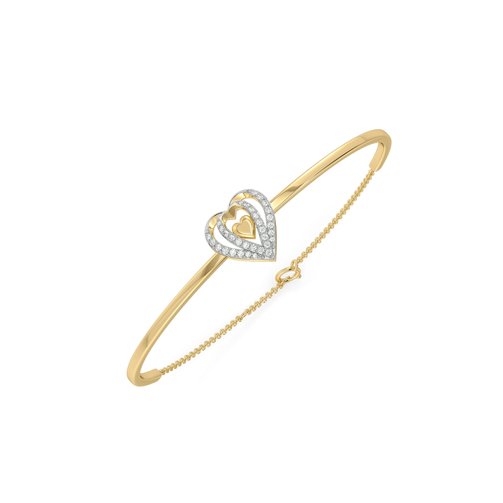 Wrapped in Love - Lab Diamond Drop Bangle