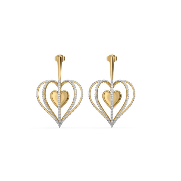 Lukson Wrapped in Love Lab Grown Diamond Drop Earrings Online