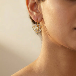 Wrapped in Love - Lab Diamond Drop Earrings