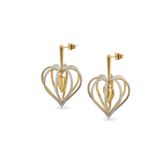 Wrapped in Love - Lab Diamond Drop Earrings