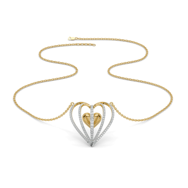 Wrapped in Love - Lab Diamond Necklace