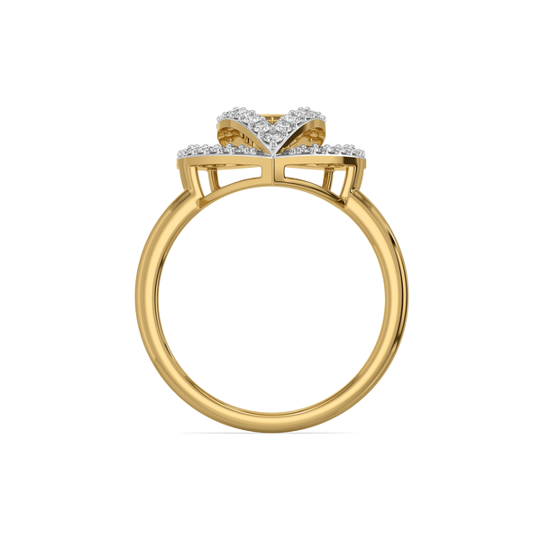 Lukson Wrapped in Love 18k Gold Lab Grown Diamond Ring Online in India 